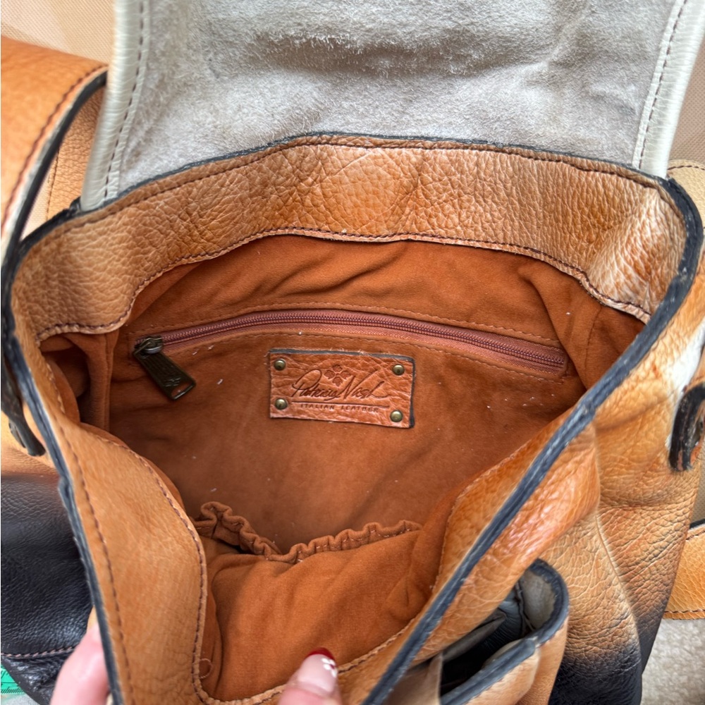 Patricia Nash Ombre Dip Leather Barcelona Saddle Bag - Picture 9 of 12